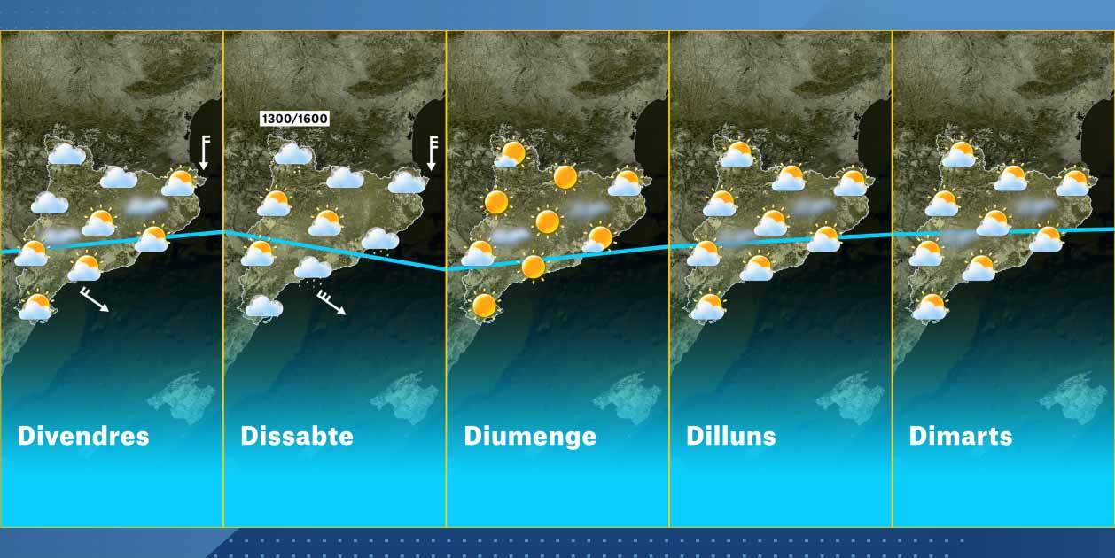 Mapa setmana Catalunya 05 11 Mapa setmana Catalunya 05 11