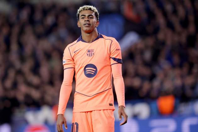 Lamine Yamal decepcio Barça Club Bruges EFE Lamine Yamal decepcio Barça Club Bruges EFE