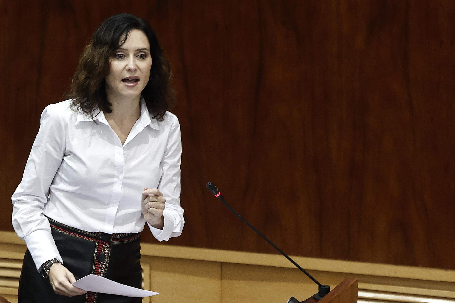 Ayuso acusa al PSOE de estar “obstruyendo la labor de la justicia” en el juicio del fiscal general del Estado