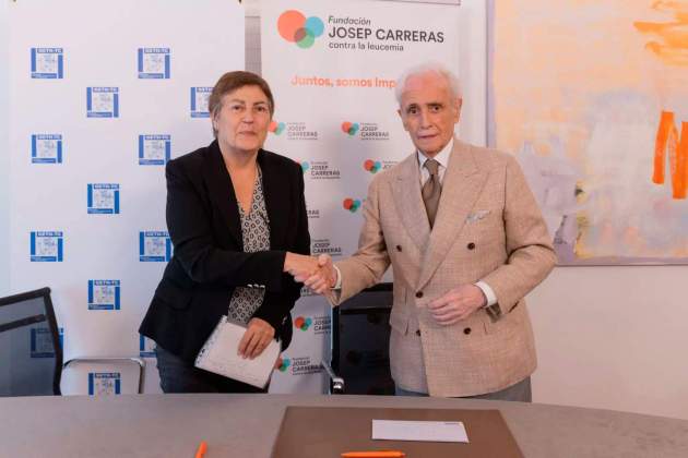 Josep Carreras a la Fundació contra la leucèmia Josep Carreras a la Fundació contra la leucèmia