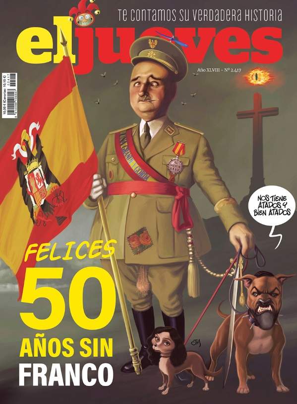 Portada 'El Jueves' sobre Franco, amb Ayuso i Abascal Portada 'El Jueves' sobre Franco, amb Ayuso i Abascal