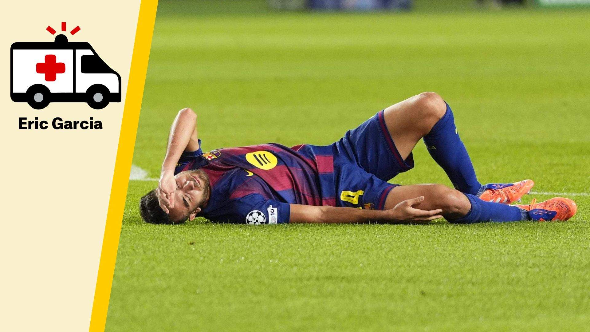 Lesió d'Eric Garcia: què li passa, quina lesió té i quant de temps estarà de baixa amb el Barça