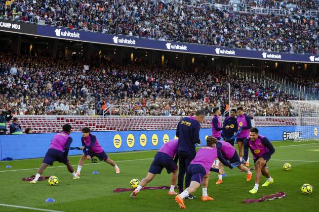 Entrenamiento Barça Spotify Camp Nou EFE