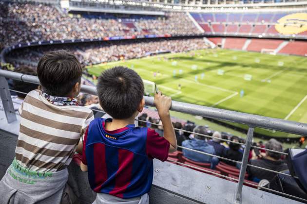 Camp nou Spotify entrenament obert / foto: Montse Giralt Camp nou Spotify entrenament obert / foto: Montse Giralt