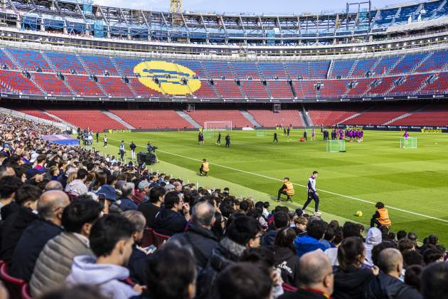estadi Camp Nou Spotify entrenament obert / foto: Montse Giralt estadi Camp Nou Spotify entrenament obert / foto: Montse Giralt