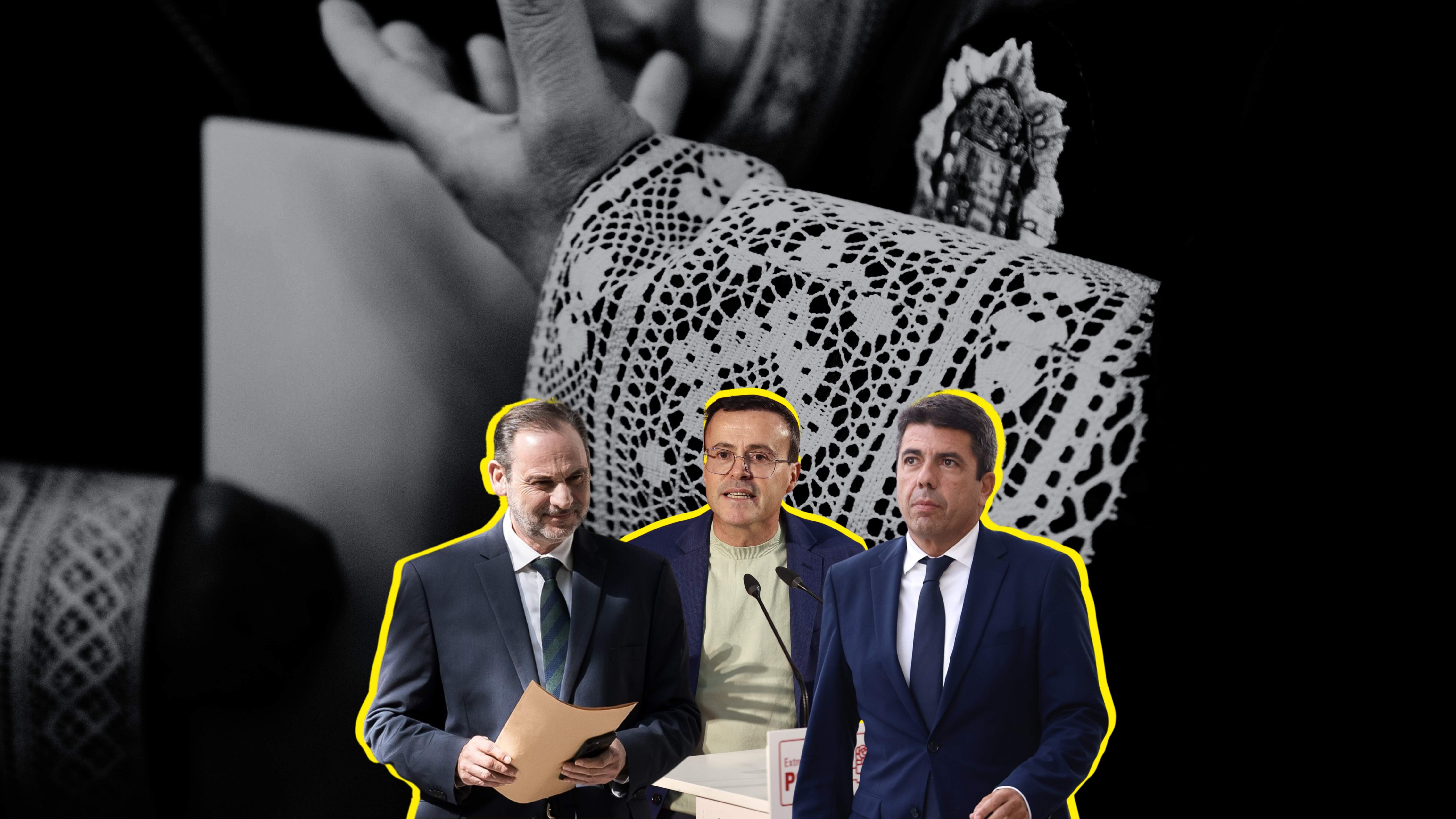 Els aforaments impacten a la primera línia política: Mazón, Ábalos i el líder del PSOE extremeny