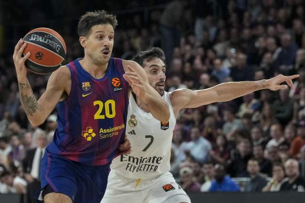 Laprovittola Campazzo Barça Reial Madrid / Foto: EFE Laprovittola Campazzo Barça Reial Madrid / Foto: EFE