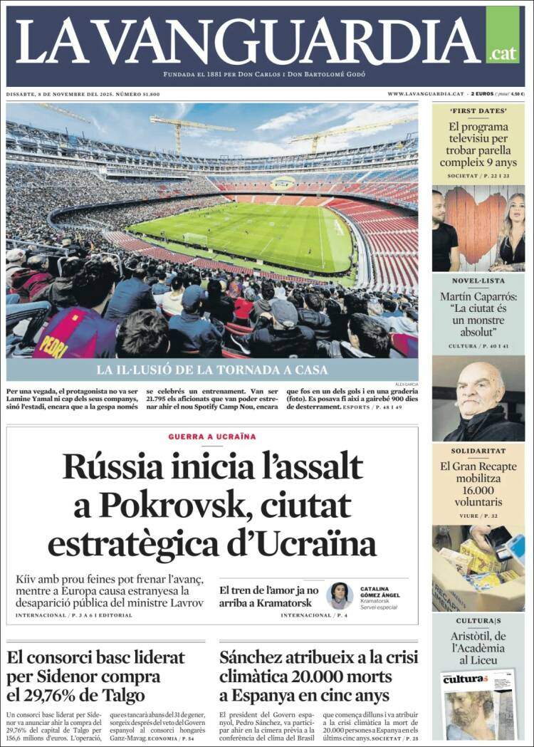 'La Vanguardia' 8 'La Vanguardia' 8