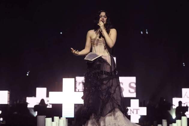 Rosalía durante su actuación / EFE