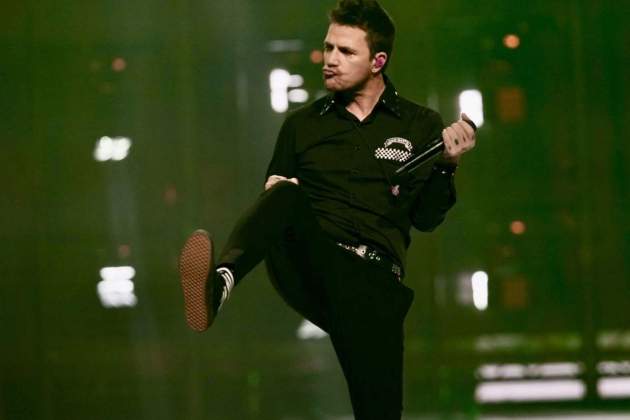 El cantante en su actuación / EFE