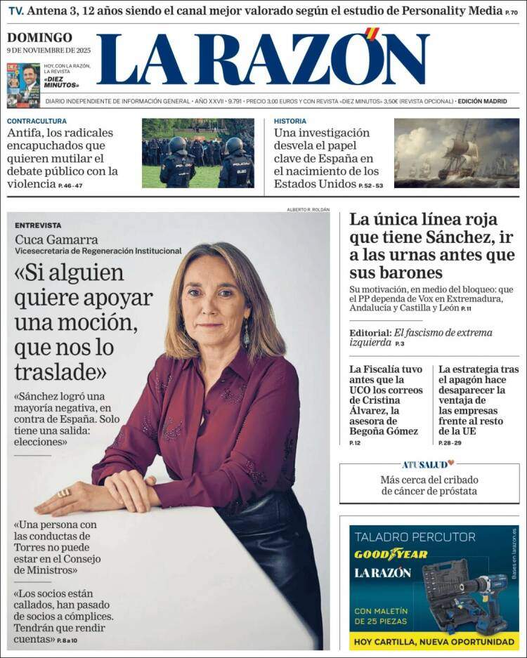'La Razón' 9 'La Razón' 9