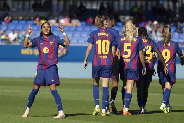 Vicky López Barça femenino celebración gol / Foto: EFE