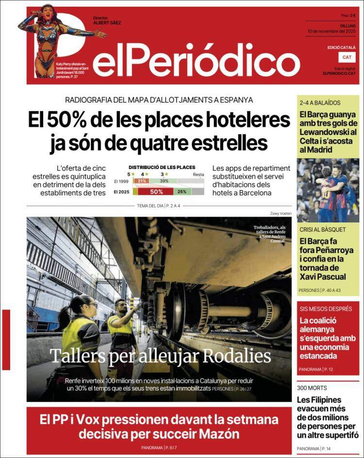 El Periodico, 10 novembre 2025
