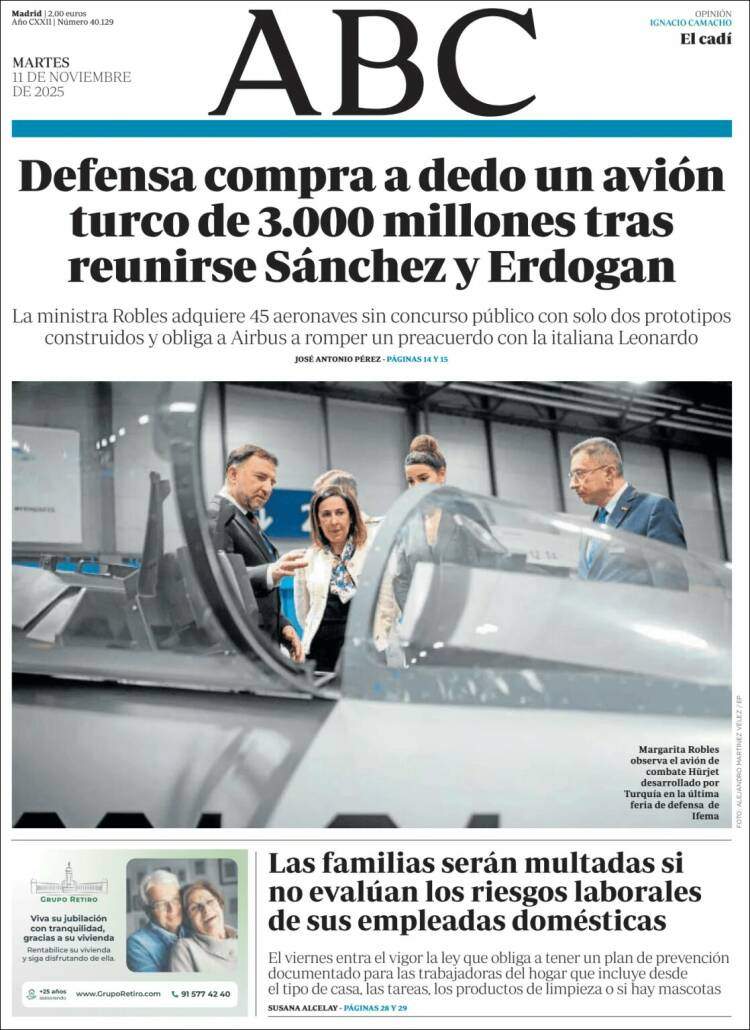 ABC, 11 novembre 2025