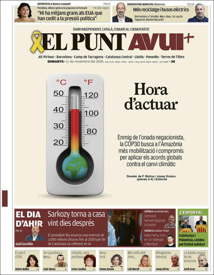 El Punt Avui, 11 novembre 2025