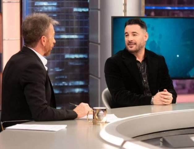 Andy, con Pablo Motos en 'El Hormiguero' de Antena 3