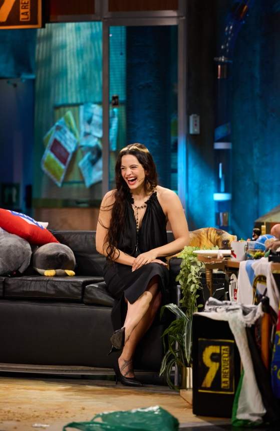 Rosalía en 'La Revuelta' TVE2