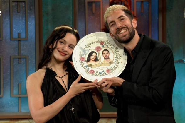 Rosalía con David Broncano en 'La Revuelta' TVE3