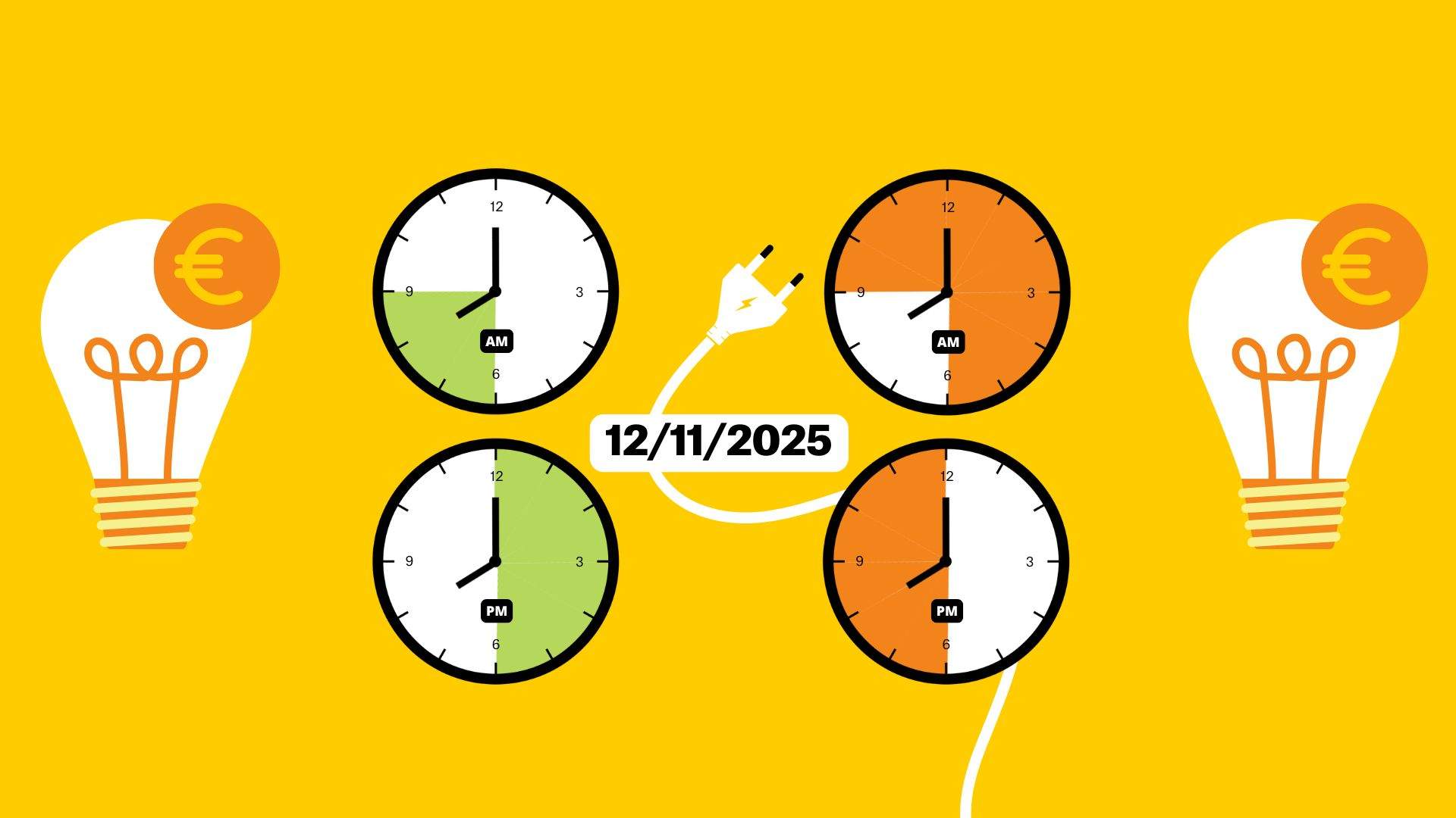 Precio de la luz de hoy, miércoles 12 de noviembre, por horas: ¿cuándo es más barato poner la lavadora?