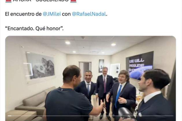 rafa nadal milei