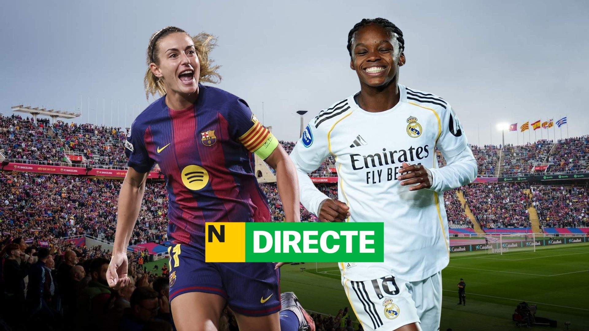 Barça - Real Madrid de la Liga F, DIRECTO | Última hora del partido de hoy