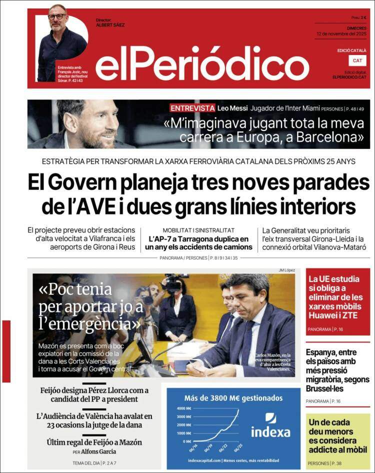 El Periodico, 12 novembre 2025