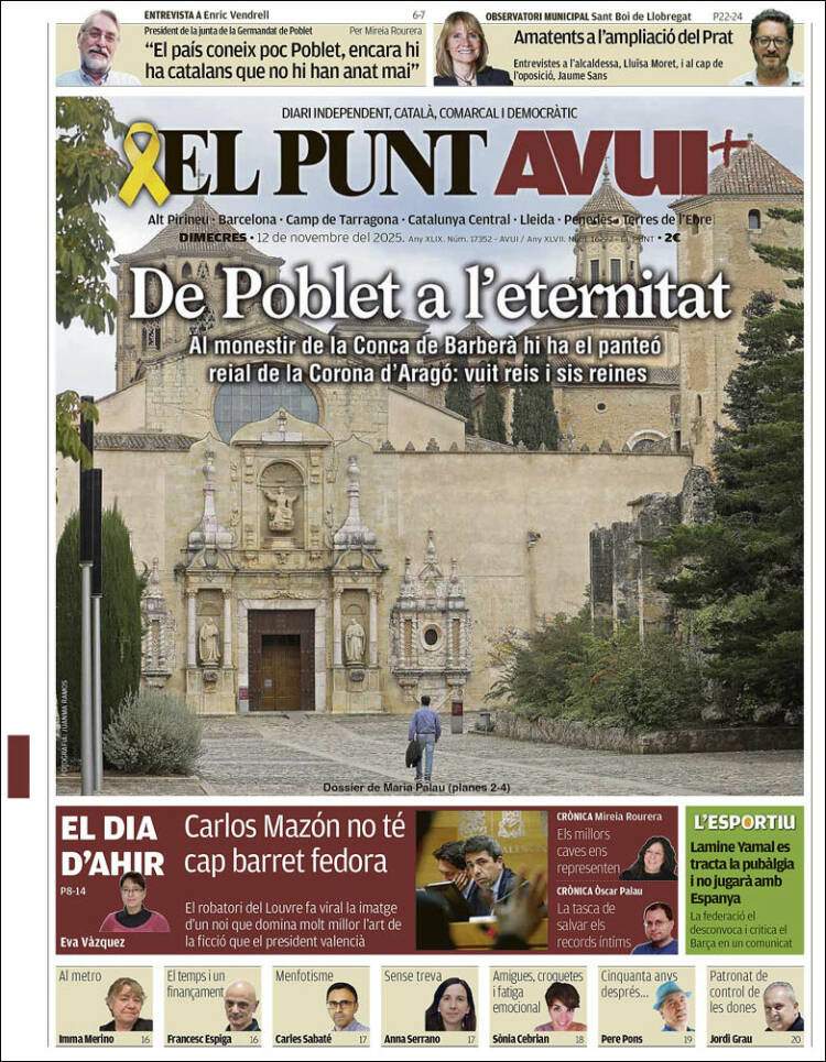 El Punt Avui, 12 novembre 2025