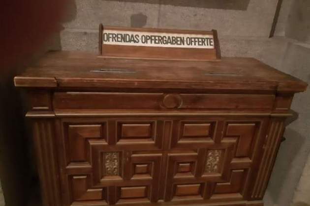 Detalle del cepillo de la Basílica del Valle de los Caídos