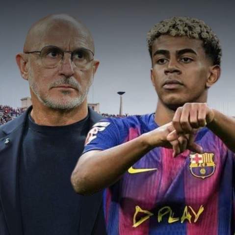 Luis de la Fuente y Lamine Yamal