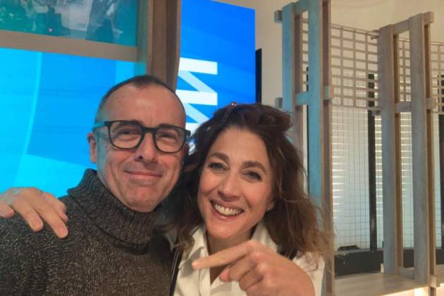 Jordi Eroles, con Helena Garcia Melero, en el 'Tot es mou' X