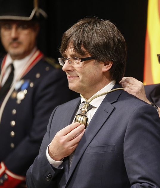 Toma de posesión del presidente Puigdemont