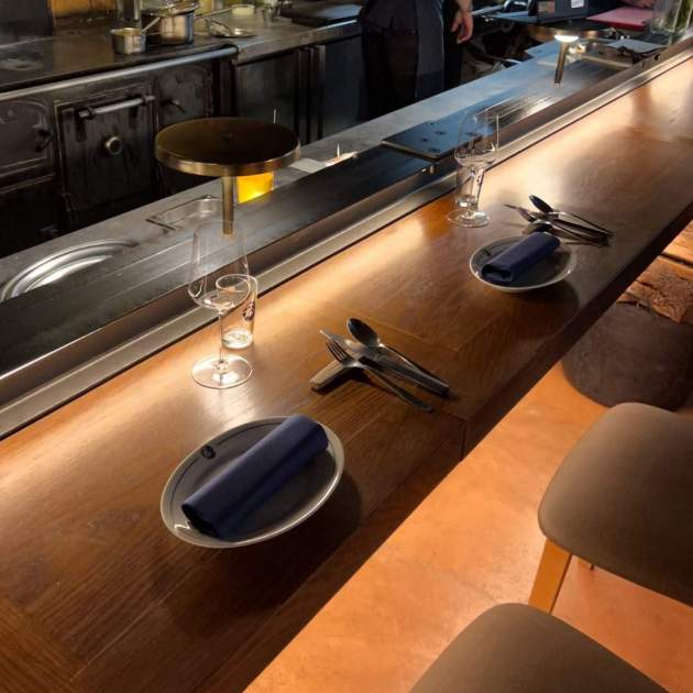 La mesa de María Guardiola en este restaurante de Barcelona / Instagram