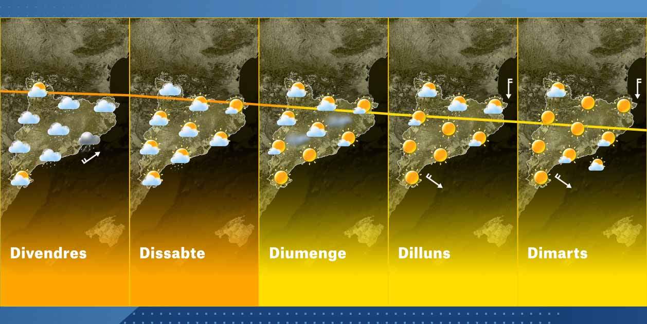 Mapa dijous Catalunya 13 11