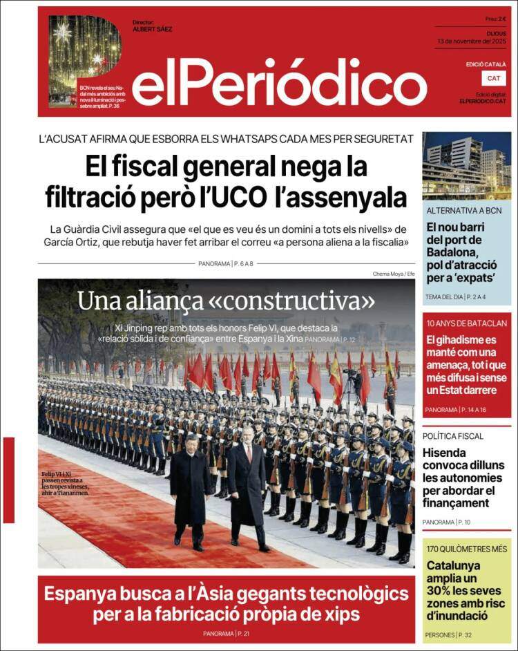 El Periodico, 13 novembre 2025