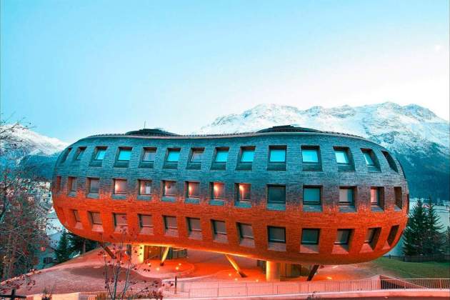 Casa de Norman Foster en St. Moritz