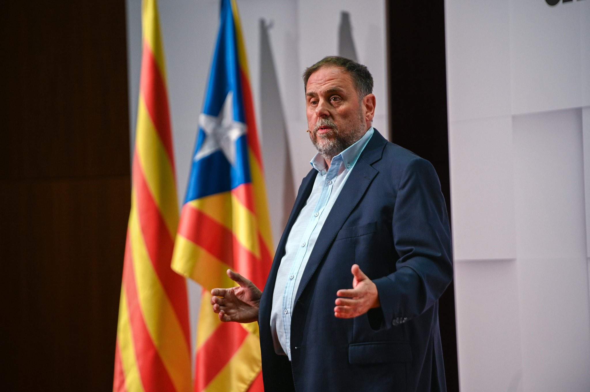 Junqueras arrenca un tour per tot Catalunya per explicar-se: "Contra qui sembra por, esperança"