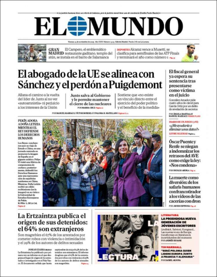 El Mundo, 14 de novembre
