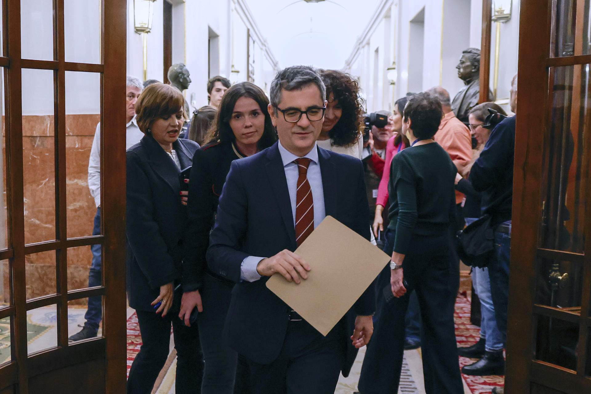 Bolaños, sobre el abogado general del TJUE y el retorno de Puigdemont: "Muy importante a todos los efectos"