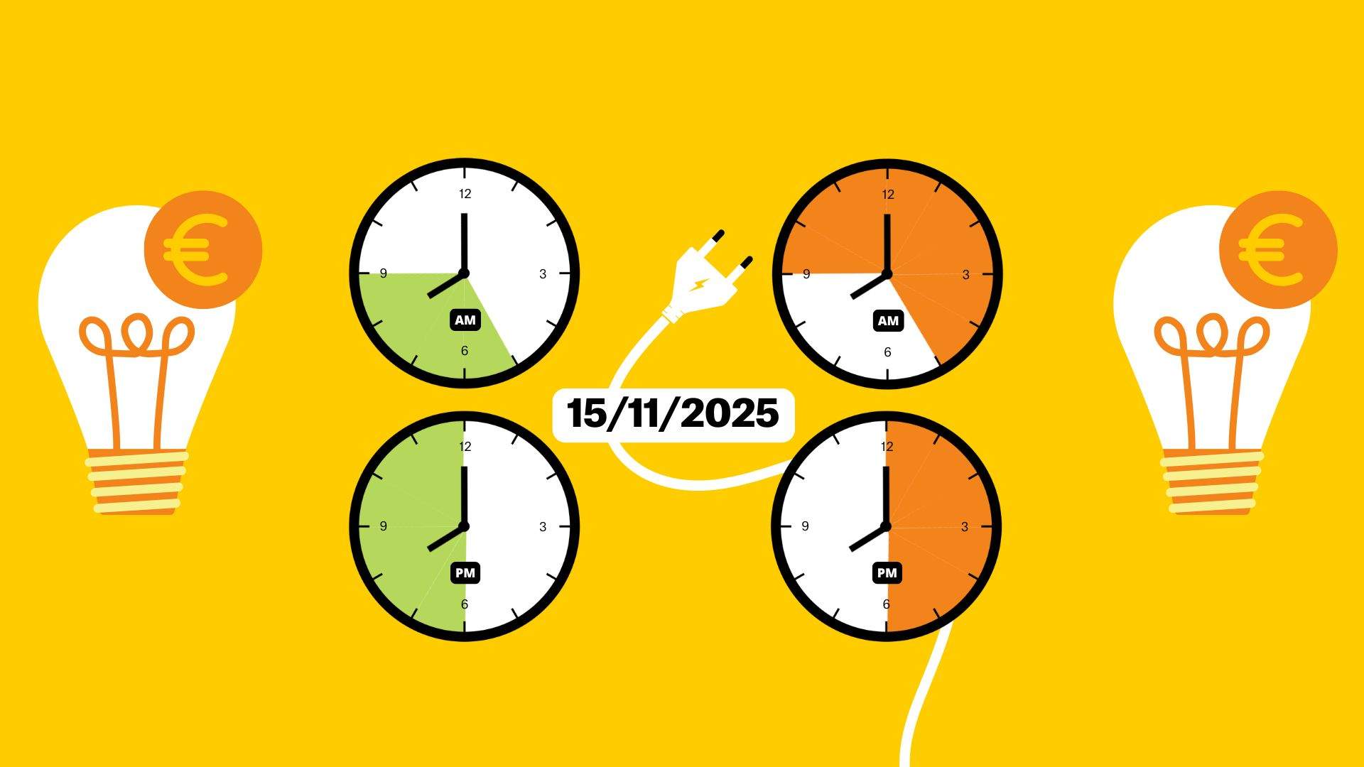 Precio de la luz de hoy, sábado 15 de noviembre, por horas: ¿cuándo es más barato poner la lavadora?