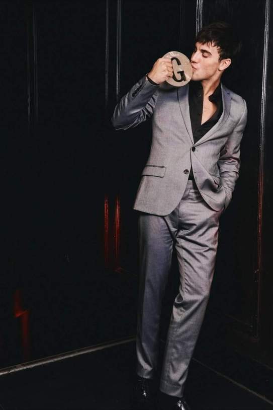 Óscar Casas en la gala Glamour / Instagram