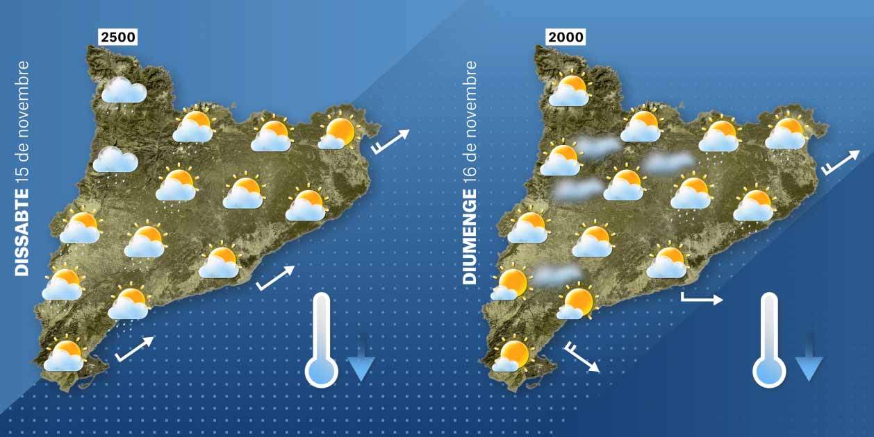Mapa cap de setmana Catalunya 14 11 Mapa cap de setmana Catalunya 14 11