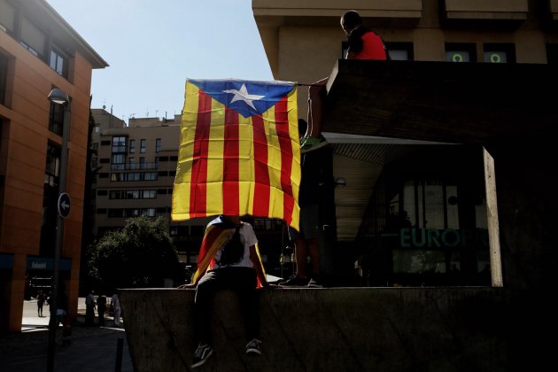 Estelada aniversari referèndum Girona   Carles Palacio