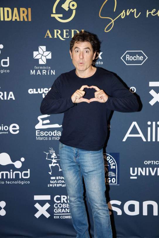 Manel Fuentas al photocall del sopar / Frank Díaz Manel Fuentas al photocall del sopar / Frank Díaz