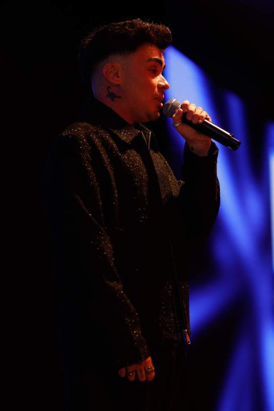 Mario Jefferson durante la gala / Frank Díaz Mario Jefferson durante la gala / Frank Díaz