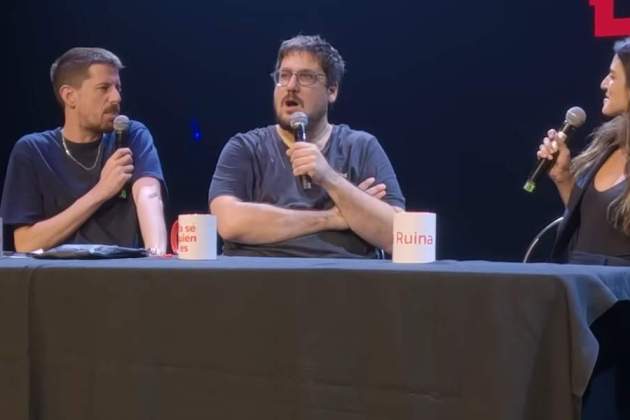 Clara Lago, con Ignasi Taltavull y Tomàs Fuentes en 'La Ruina'3 Clara Lago, con Ignasi Taltavull y Tomàs Fuentes en 'La Ruina'3