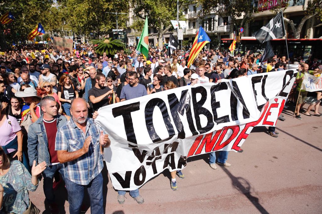 Detenen un membre del CDR de Badalona per les protestes del 29-S