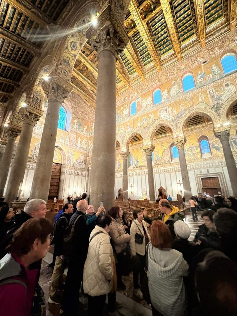 10. Monreale. Interior de la catedral. Cedida Rosa Massagué 10. Monreale. Interior de la catedral. Cedida Rosa Massagué
