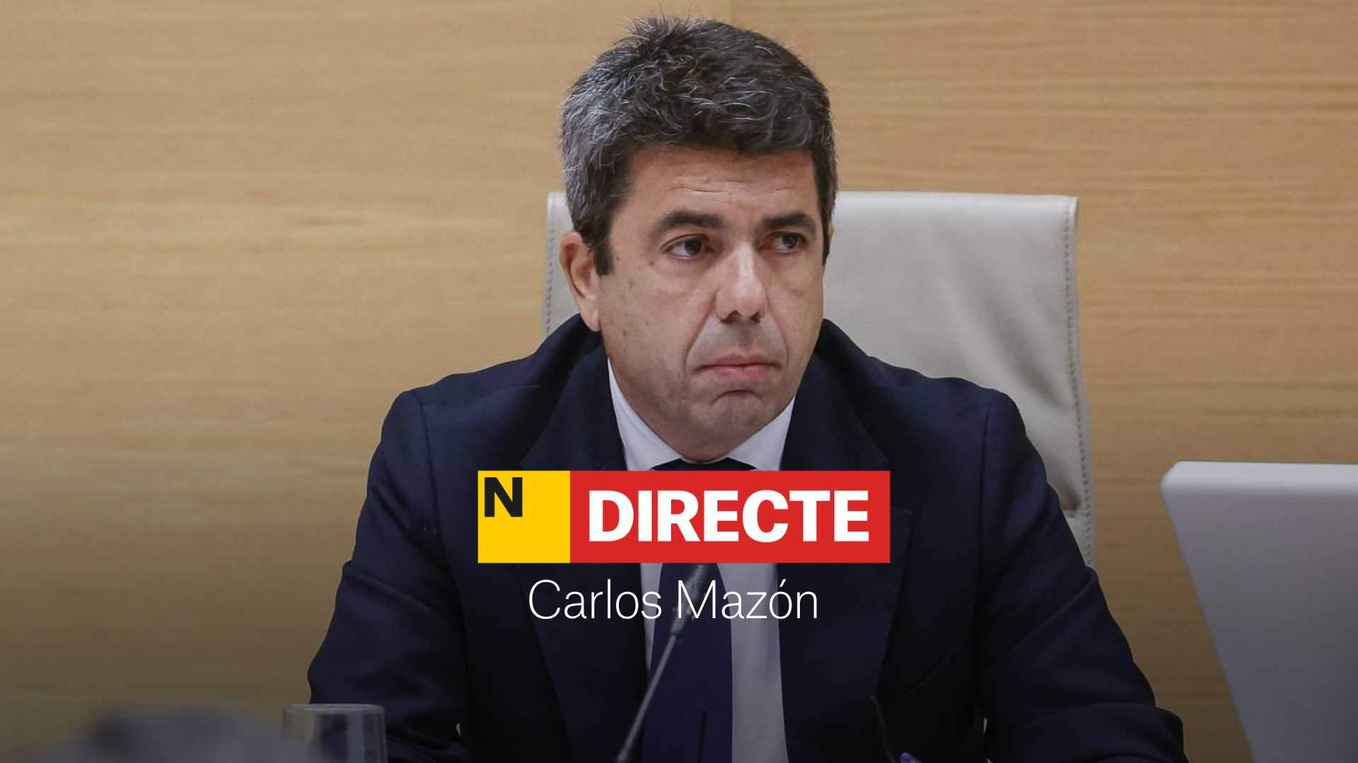 Comparecencia de Carlos Mazón en el Congreso por la DANA, DIRECTO | Última hora
