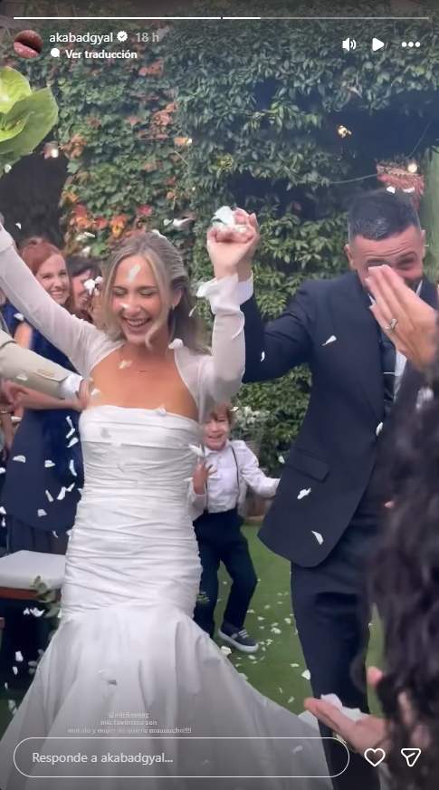 Bad Gyal en la boda de su amiga / Instagram Bad Gyal en la boda de su amiga / Instagram