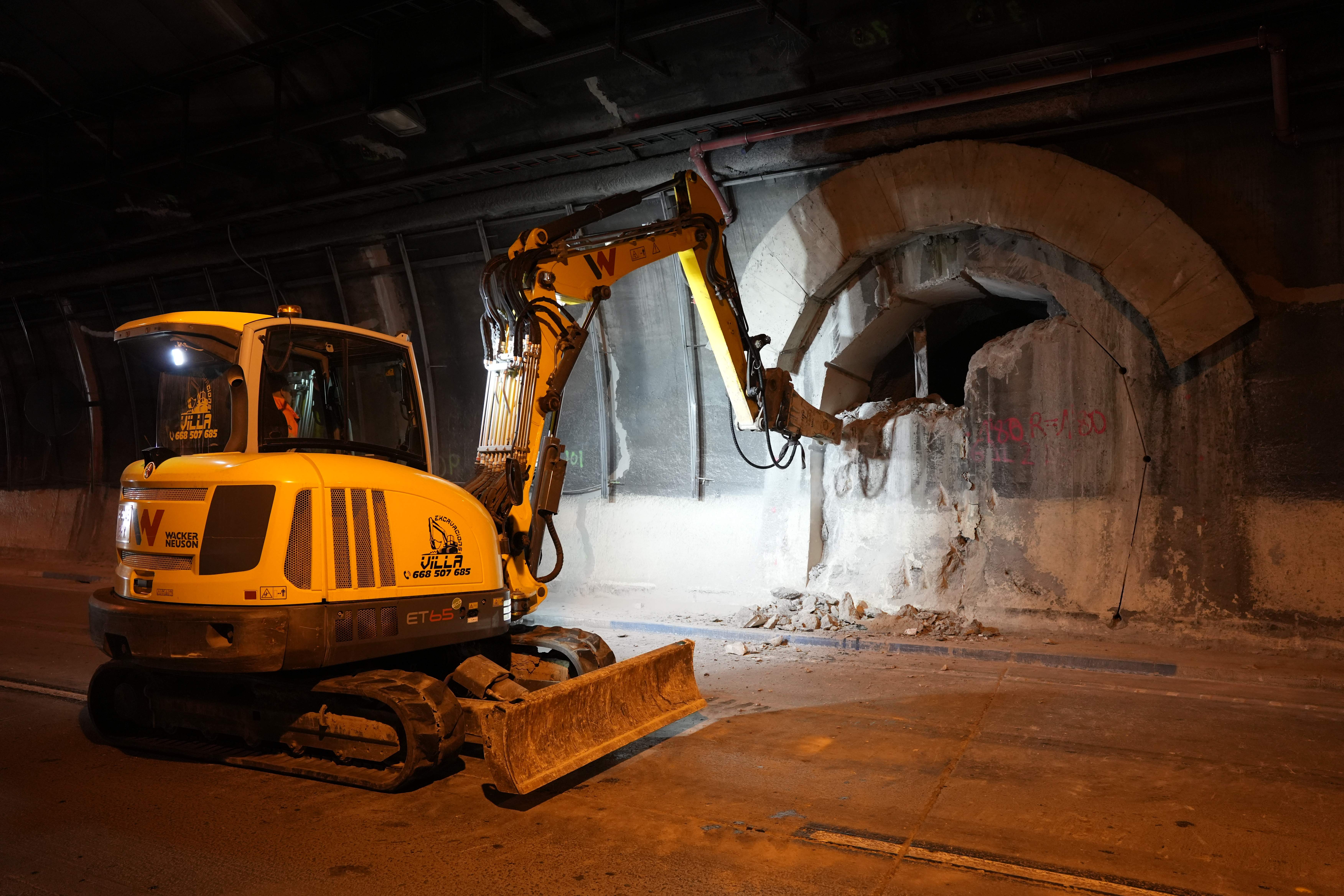 Nuevo hito de las obras del Túnel de la Rovira: finalizadas las galerías de evacuación